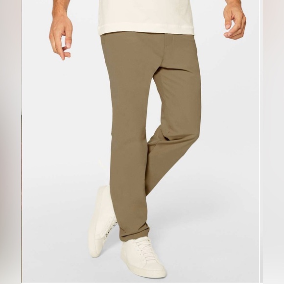 lululemon athletica Other - Lululemon Commission Pant Slim 32x30 Warpstreme Tofino Sand Khaki ABC